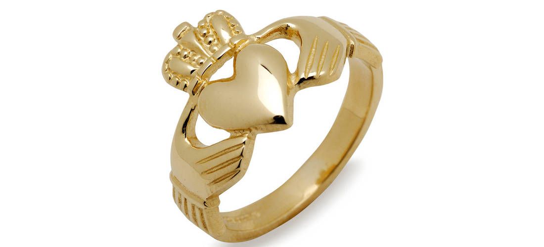 Amazon.com: Sterling Silver Fenian Claddagh Ring Without Crown 1/4 inch  Wide, Size 6: Clothing, Shoes & Jewelry